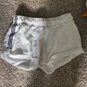 Adidas sweatpants shorts.